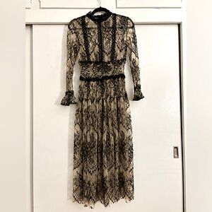 *Taylor Swift* TTPD lace midi dress